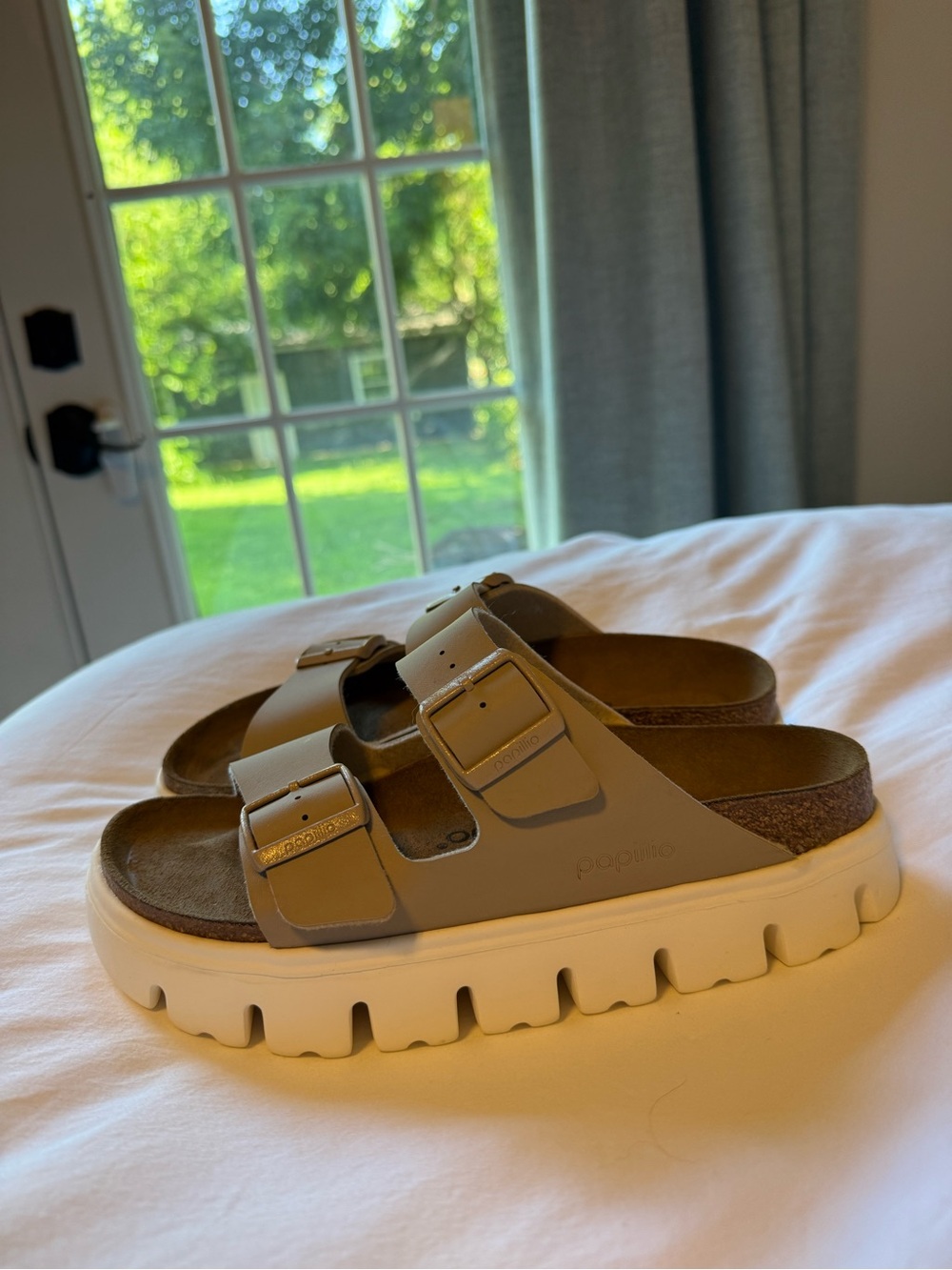 Birkenstock Arizona Chunky Papillio Sandal in Sandcastle